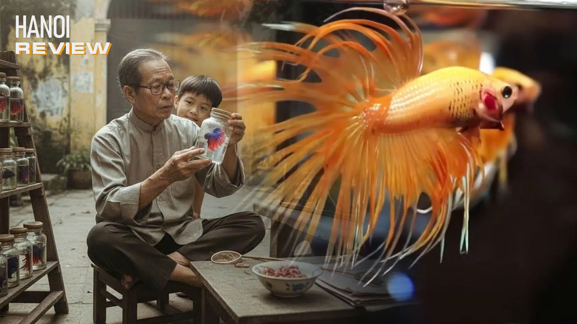 Trại nuôi cá chọi bằng phế liệu 20 năm tuổi ở Hà Nội | HANOI Review | 01/11/2025